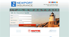 Desktop Screenshot of newportinsuranceagency.com